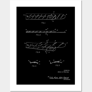 Eraser Shield Vintage Patent Hand Drawing Posters and Art